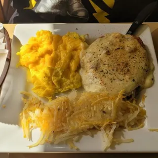 Country Fried Steak and Eggs