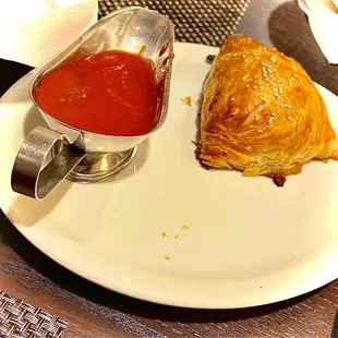 2 Piece Samsa Meal ( One was already eaten by us)