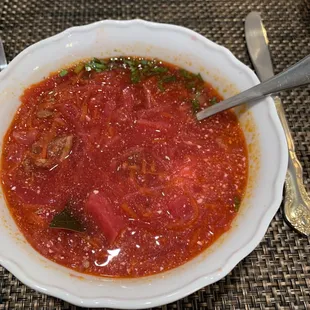 One of my favorite Borscht that I&apos;ve had