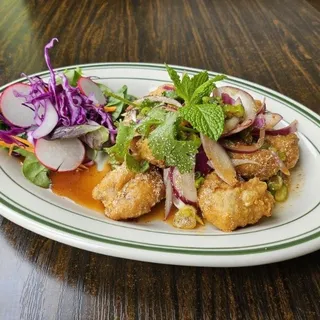 Crispy Chicken Larb Salad
