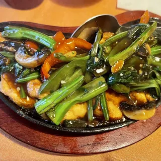 Malaysian Style Sizzling Tofu - (Shrimp)