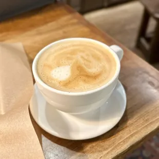 Sugar-Free Vanilla/Caramel Latte w/ Oat Milk