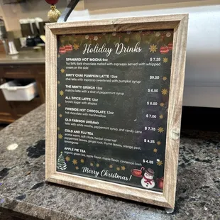 Holiday drinks are still going
