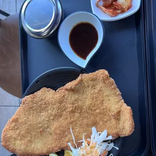 Donkatsu - Korean style pork cutlet  $16.98 +tax (no tipping!)