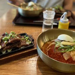 Bibim Naengmyun + LA Galbi Combo