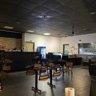 the interior of a restaurant