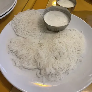 Idiyappam with Coconut Milk