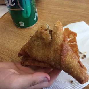 Sambusa, mum! Two picky kids ate theirs