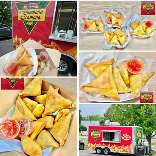 a variety of food items