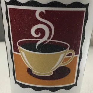 a cup of coffee