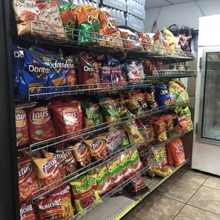 a variety of snacks