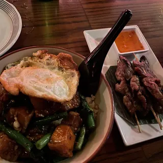 Chinese Broccoli and Crispy Pork Belly