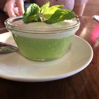 Coconut Tapioca Pudding w/ Pandan