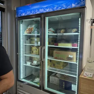 Frozen ice cream &amp; some dishes