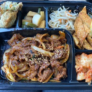 Spicy Pork Bento