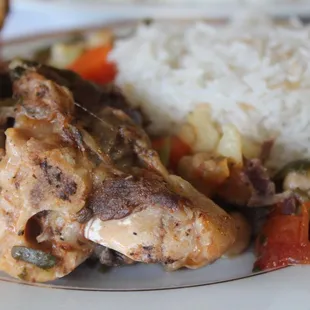 a plate of food