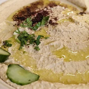 Hummus plate