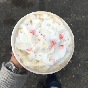 Peppermint bark mocha!