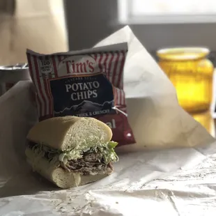 Porkstrami sandwich: A+