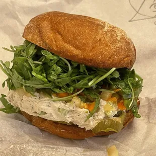 Albacore tuna sandwich