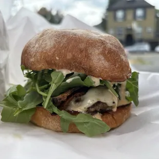 Making me blush burger