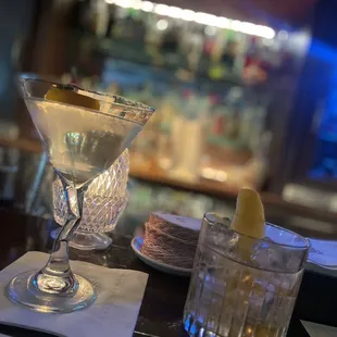 Sammy&apos;s martini &amp; something off the menu (can&apos;t remember)