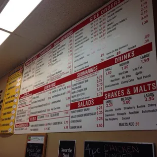 Chicago style menu!!