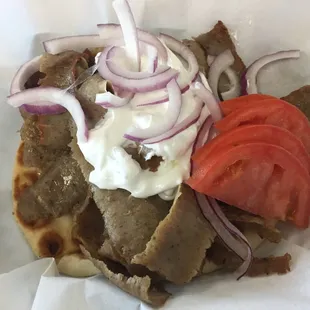 Regular Gyros Sandwich