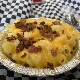 Combination of cheeses and bacon make it a super side.