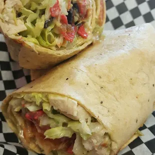 Chipotle Chicken Avocado Wrap