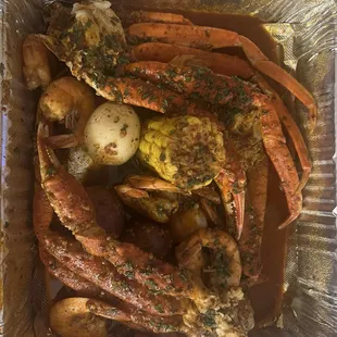 Big Crab &amp; Shrimp Platter