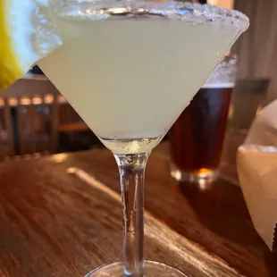 Ginger lemon lemon drop martini
