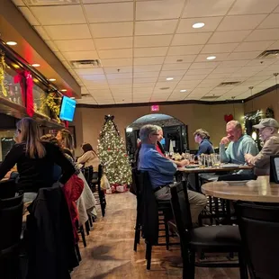 Lively in the bar area