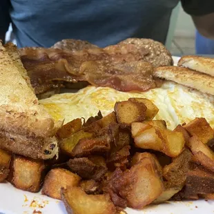 All the protein and carbs!