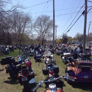 Just a few of the bikes
