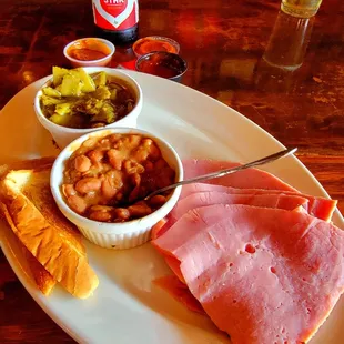 Smoked Ham Plate (large) pick your 2 sides