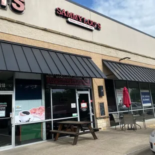 Some outdoor seating
