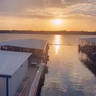 I was able to get a photo of the sunset!