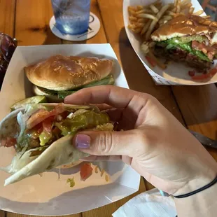 Fish taco from heaven.