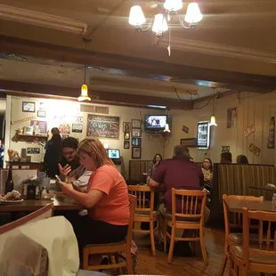 A view of the restaurant area