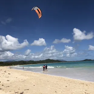 Kiteboarding with Sammy