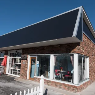 the outside of the building