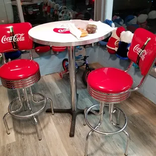 Coca cola seating!