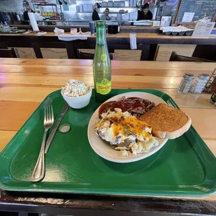 Chopped Beef mea with Topo Chico!