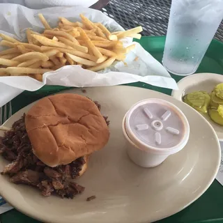 Chopped Brisket Sandwich