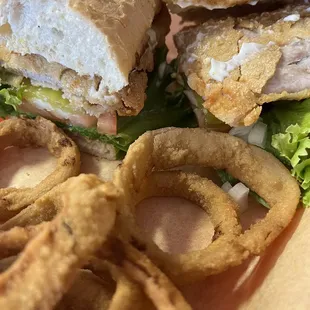 Tenderloin Combo with onion rings