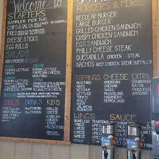 updated menu