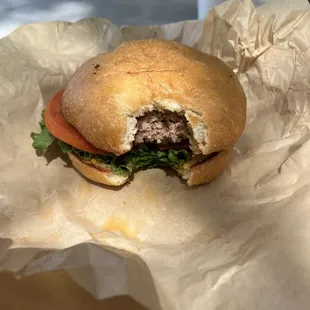 Pepper jack burger
