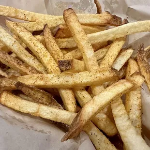 Home made fries....yum!
