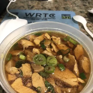 Chicken rice soup